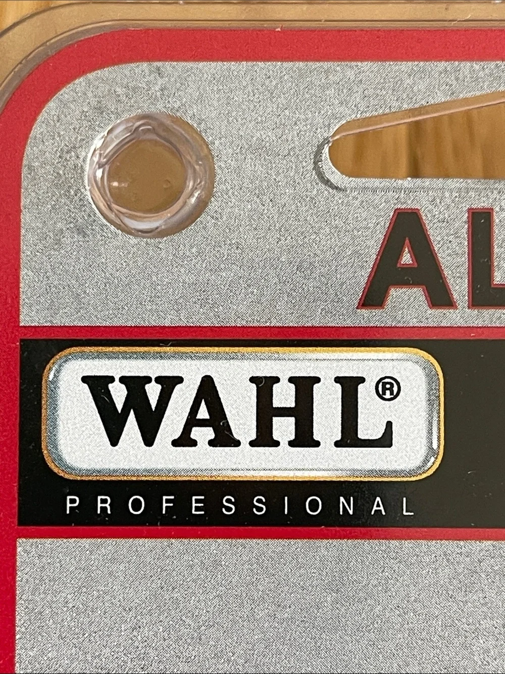 WAHL ALL STAR COMBO Black Designer Clipper & White Peanut Trimmer with Red Combs